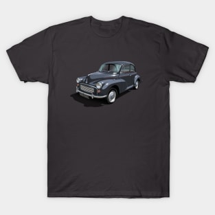 Morris Minor in black T-Shirt